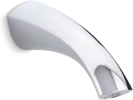 Corrosion-Resistant Wall-Mount Bath Spout - Elegant Polished Chrome Design