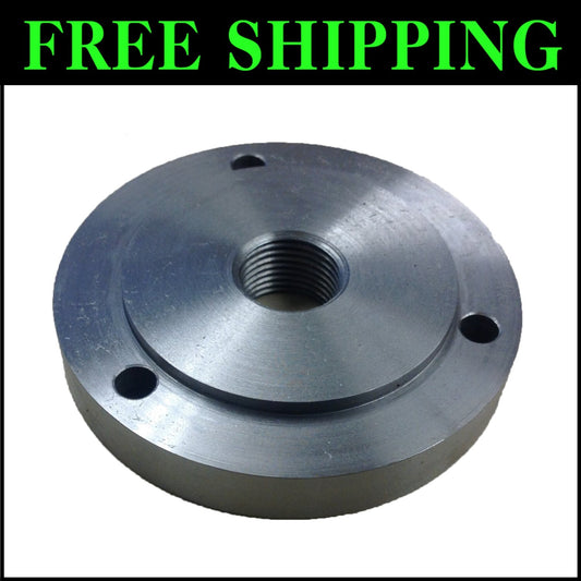 4" 1-10 Threaded Backplate 3-Jaw Chuck - Ideal for Reliable Lathe Performance