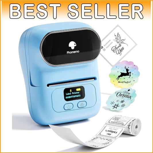 Bluetooth Thermal Label Printer & Portable Label Maker for Small Businesses