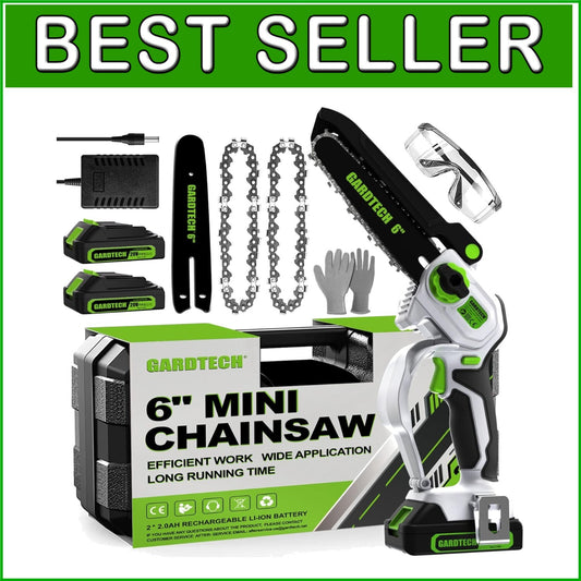 Cordless Mini Chainsaw 6 Inch - Lightweight Electric Tool for Pruning & Trimming