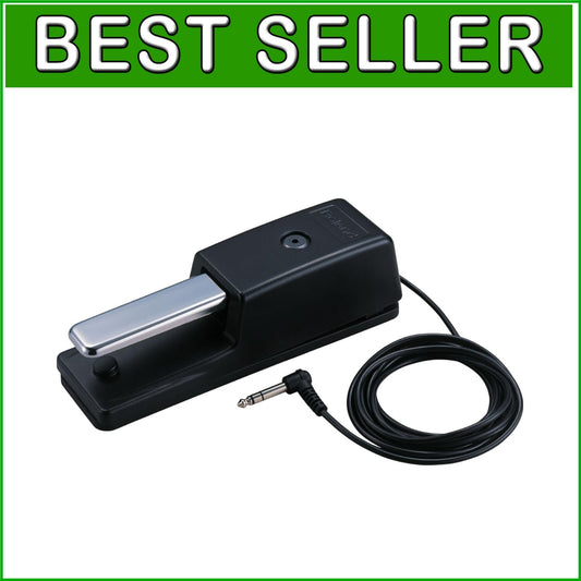 Versatile Real-Feel Damper Pedal with Long Cable for Multi-Keyboard Setups