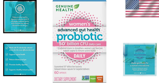 Blister-Sealed Vegan Women’s Probiotic - Supports Digestive & Hormonal Balance
