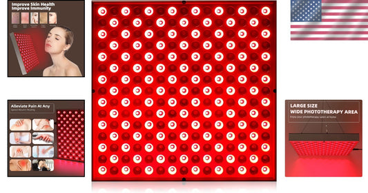 Dual Wavelength LED Red Light Therapy Device for Skin Health & Joint Pain Relief