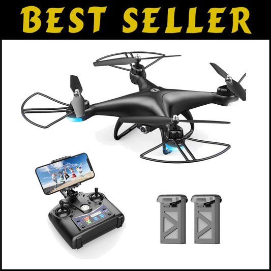 HS110D 1080P FPV Drone with 120° Camera & Voice Control - Perfect for Beginners