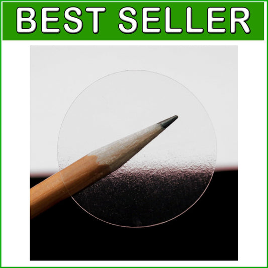 Crystal Clear Round Stickers - 5000 Self-Adhesive Labels for Envelopes & Boxes