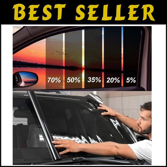 36x15ft Car Privacy Window Tint - UV and Scratching Protection for Comfort