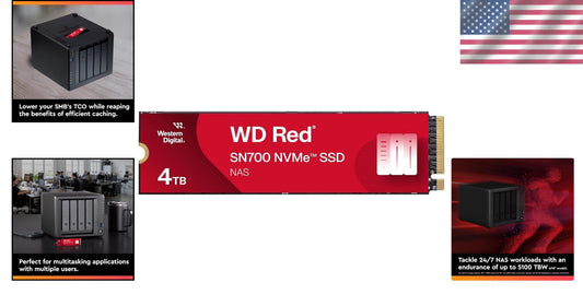 Enhance Your NAS with 4TB WD Red SN700 NVMe SSD - Superior Speed & Endurance