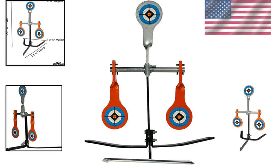 High-Visibility Auto Reset Target for Soft-Nosed Bullets - Ideal Practice Tool