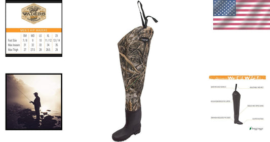 Versatile Ranna II Water-Resistant Fishing Waders - Ideal for Outdoor Activities