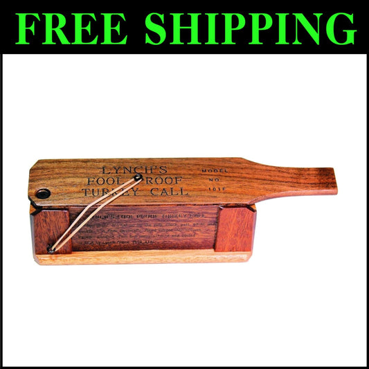 Easy-to-Use Lynch Turkey Box Call - Realistic Hen Yelps for Gobbler Attraction