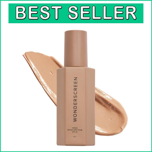 Broad-Spectrum Tinted Moisturizer with SPF 30 - Lightweight Zinc Sunscreen, 50g