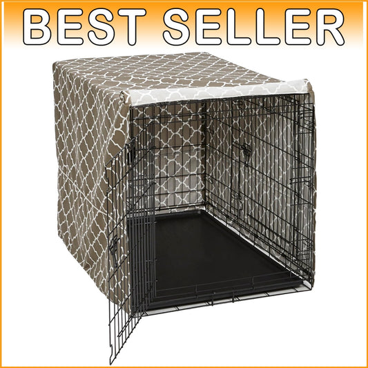 Versatile 42-Inch Dog Crate Cover with Flaps – Perfect for Anxious Dogs