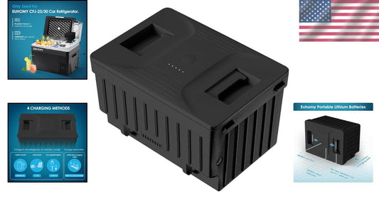 Versatile 59-Quart Car Refrigerator Battery - Ideal for Camping and RV Travel