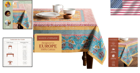Chic Marquise Rectangle Tablecloth 60" x 120" - Essential for Elegant Settings