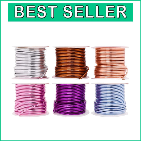 Flexible 12 Gauge Anodized Aluminum Wire Set - Sculpting and Jewelry Crafting