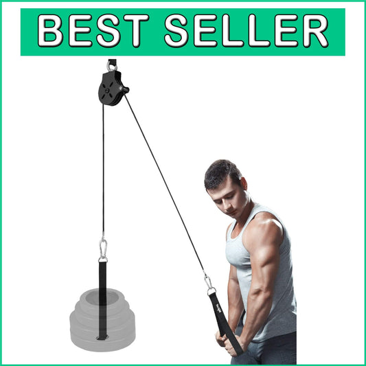 Essential Tricep Pulley System with Steel Components - Perfect for Home Gyms