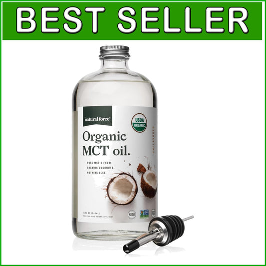 Cold Pressed Virgin Coconut MCT Oil – Lab Tested Quality – 32 Fluid Ounces