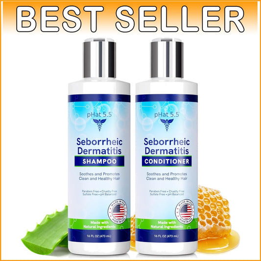 Sulfate-Free & Fragrance-Free Anti-Dandruff Shampoo & Conditioner Set - 16oz