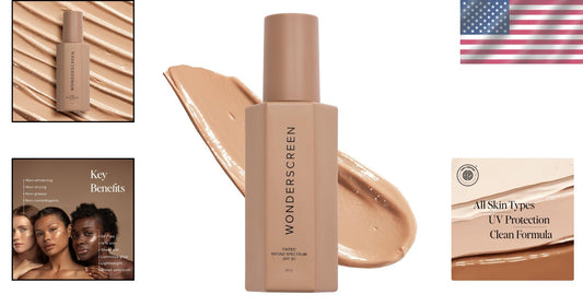 Broad-Spectrum Tinted Moisturizer with SPF 30 - Lightweight Zinc Sunscreen, 50g