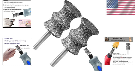 Premium Dog Nail Grinder Bits for Dremel - Safe and Painless Grooming