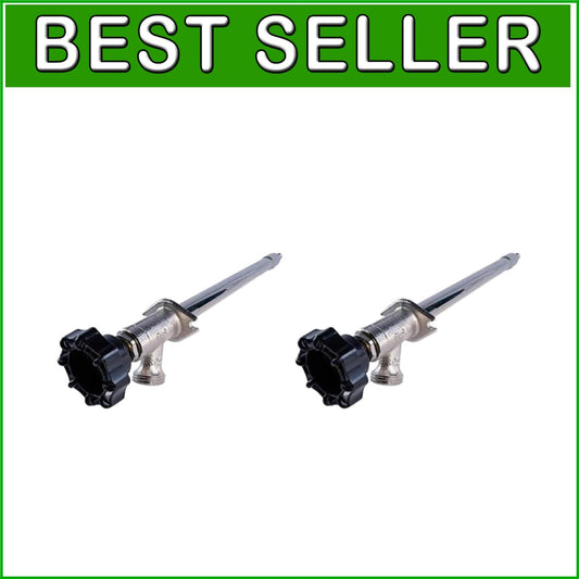 Frost-Free Sillcock Pipe 1/2 Inch PEX & 3/4 Inch Hose Bib - Brass Chrome Finish