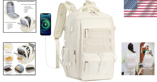 Durable Travel Backpack with USB Port for Daily Commutes & Outdoor Adventures