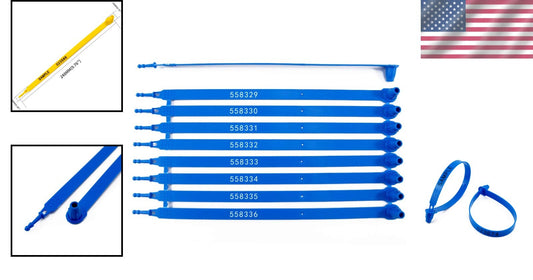 High-Quality Tamper-Proof Security Tags - 1000 PCS for Cargo Shipping Protection