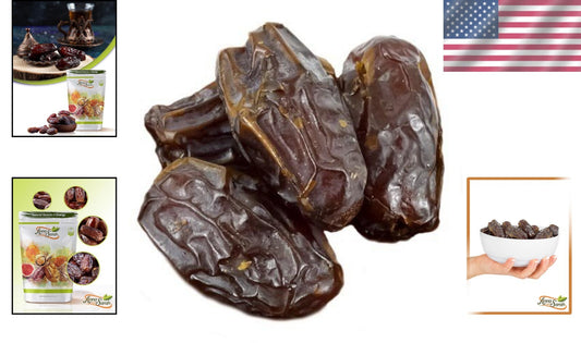 Nutritious 5 Lbs Medjool Dates - Ideal for Vegan Diets & Weight Control