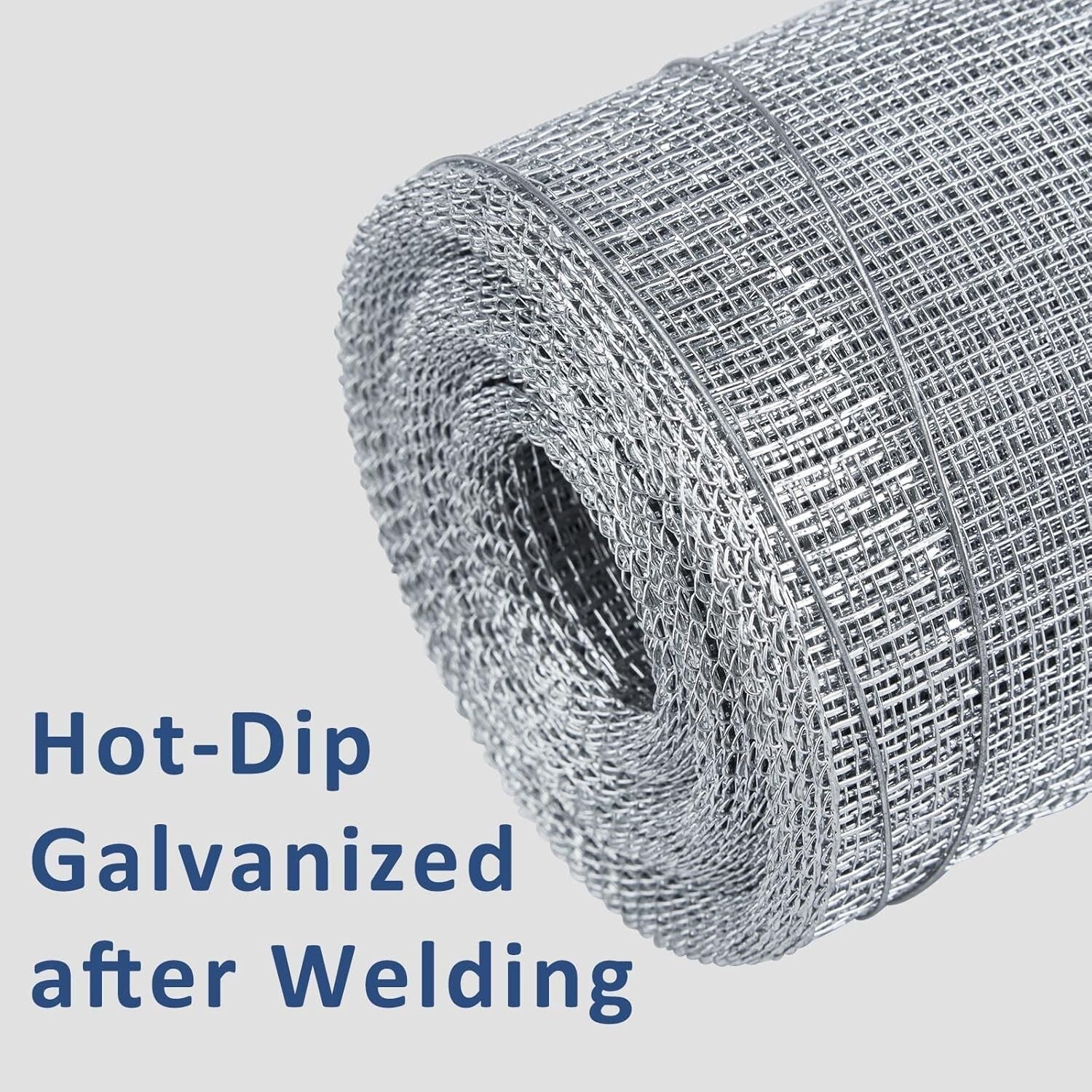 1/8 Inch Galvanized Hardware Cloth Roll 24''x25' - Durable Pest Control Solution