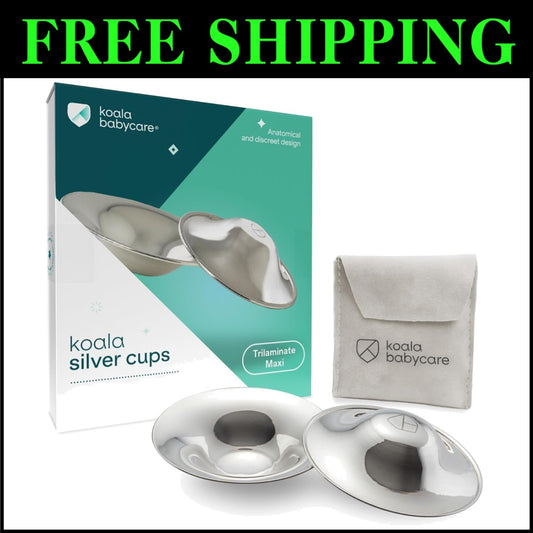 Silvery Comfort: Maxi Nipple Shields for Effortless Breastfeeding Experience