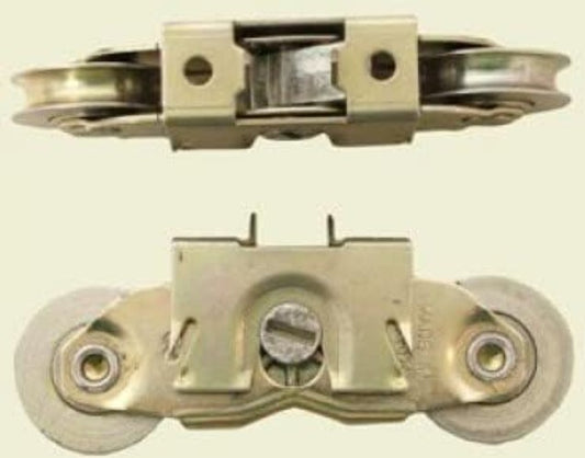 Set of 2 Lightweight 20-Inch Metal Patio Door Rollers - Easy Installation