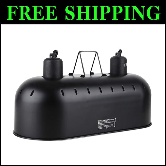 Adjustable 15-inch Reptile Heat Lamp with Independent Switch Control - Max 150W