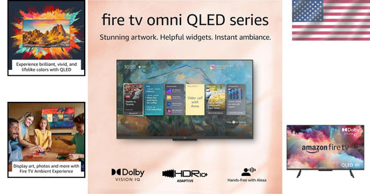 43" 4K QLED Smart TV with Dolby Vision IQ - Stunning Home Viewing Experience