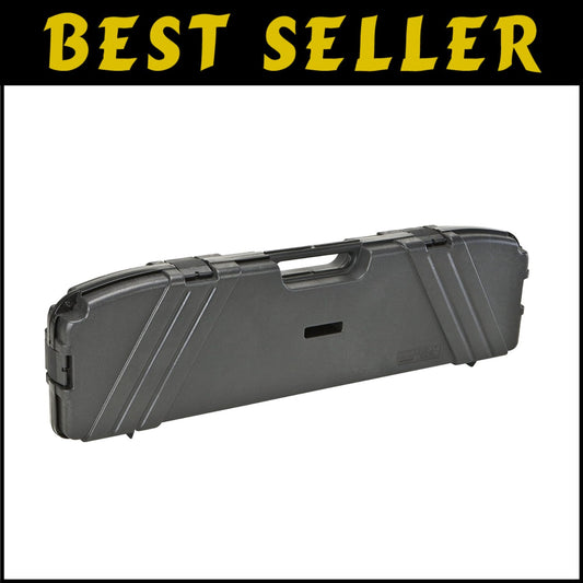 Durable Pro-Max Takedown Gun Case with Lockable Tabs, Black Foam Protection