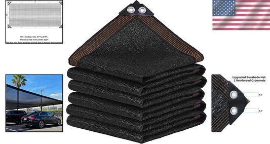 High-Density HDPE 90% Black Sun Shade Net - Perfect for Greenhouses and Gardens