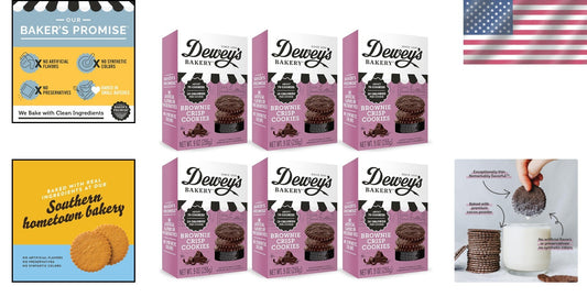 Crispy Brownie Cookie Thins - No Artificial Flavors, Healthy Snacking Delight