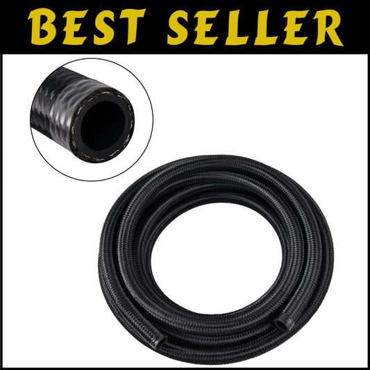 High-Pressure 10FT AN8 Braided Fuel Hose - Nylon and CPE for Premium Performance