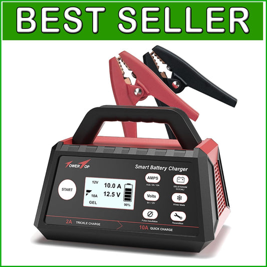 All-in-One Automatic Battery Charger with Repair Mode and Winter Functionality