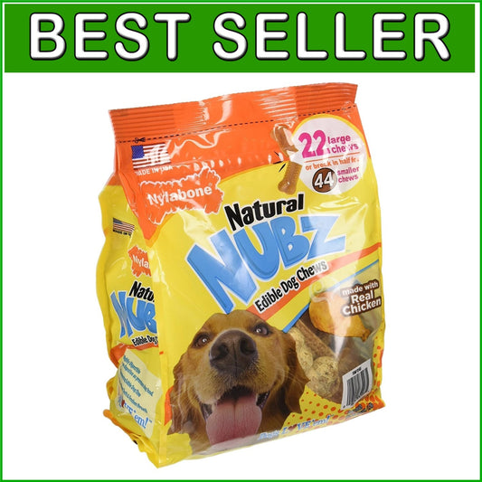 22 Large Beef Flavor Dog Chews - 2.6lb Each, Perfect for Dental Health