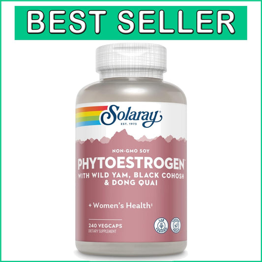 Natural Women’s Health Support - Vegan PhytoEstrogen with Dong Quai, 60 Servings