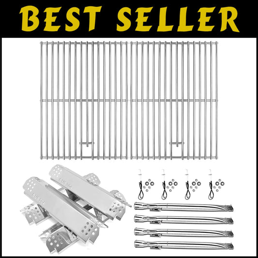 304 Stainless Steel Grill Burner and Cooking Grate Replacement Kit for Nexgrill