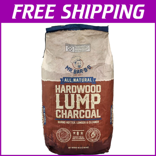 Easy Lighting Hardwood Lump Charcoal - Authentic BBQ Experience, 16 lbs
