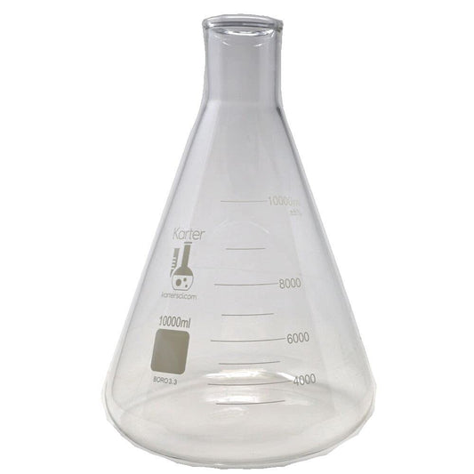 10000ml Erlenmeyer Flask – Extra Large Marking Space & Easy Measurements