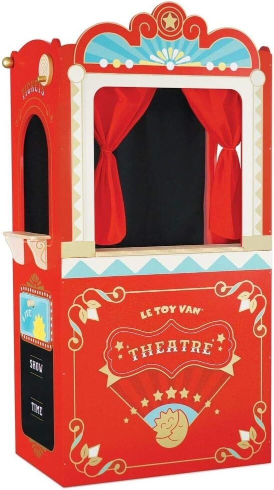 Delightful Children's Puppet Theatre with Beautiful Art - Perfect Gift Idea
