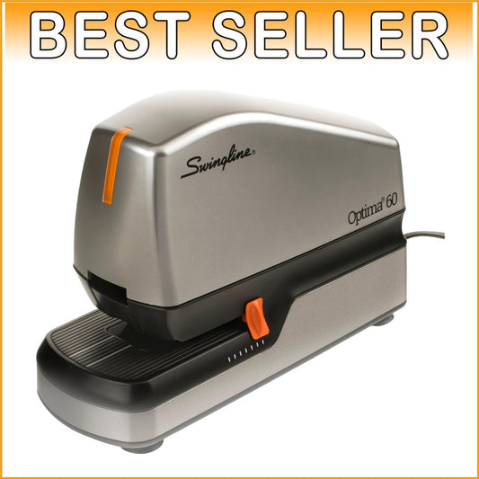 Modern Electric Stapler with 60-Sheet Capacity, QuickLoad & Low Staple Indicator