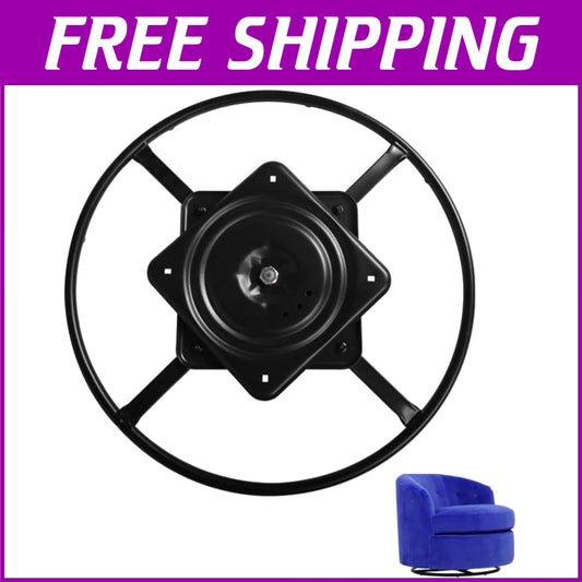 24-Inch Heavy Duty Swivel Chair Base with 10-Inch Plate for Easy Installation