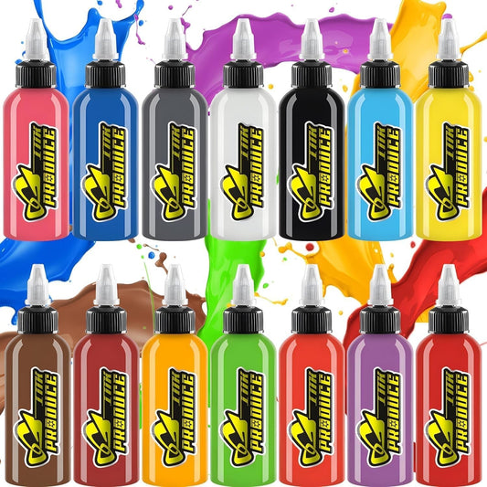 14 Rich Pigments Tattoo Ink Set - Perfect for Professionals & Beginners