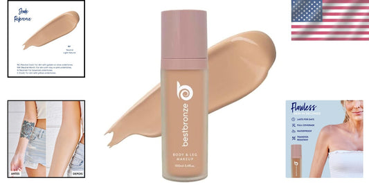 Best Bronze Tattoo Cover Up Makeup - Waterproof Body Foundation & Leg Concealer