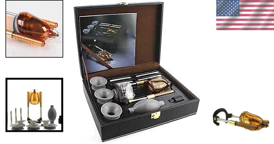 Upgraded Vacuum Suction Men's Exercise Device in Yellow - Ergonomic & Waterproof