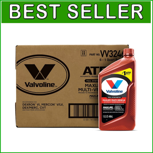 1 QT Multi-Vehicle ATF Liquid - Case of 6 for Optimal Transmission Performance